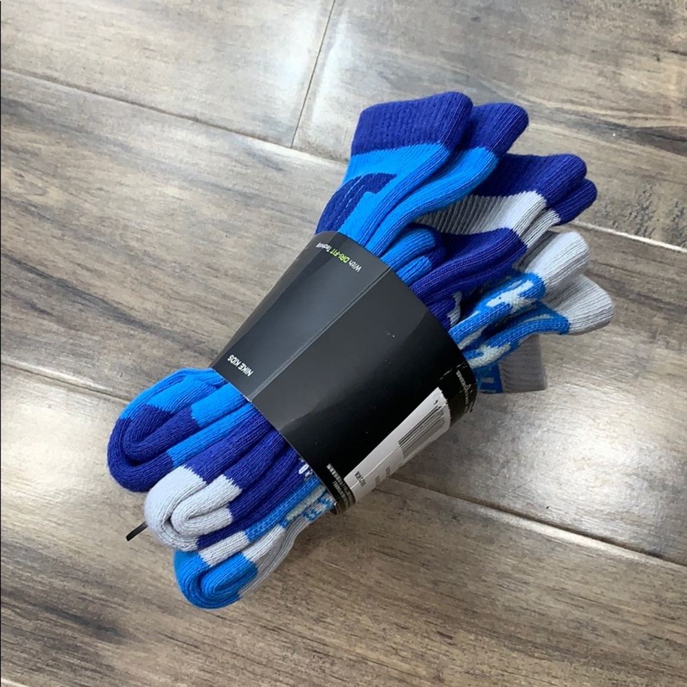 NIKE EVERYDAY CUSHIONED CREW SOCKS YTH 3Y-5Y - Picture 8 of 16